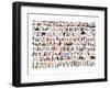 World of Cats-null-Framed Art Print