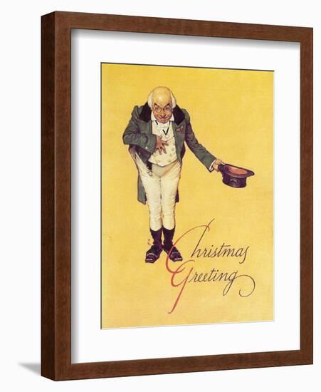 World of Charles Dickens-Norman Rockwell-Framed Giclee Print