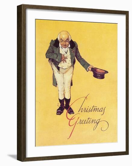 World of Charles Dickens-Norman Rockwell-Framed Giclee Print