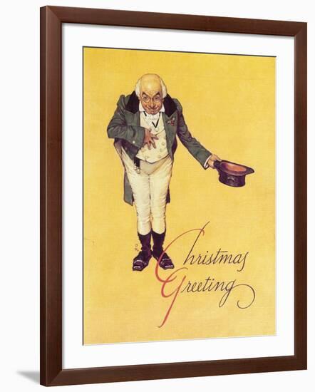World of Charles Dickens-Norman Rockwell-Framed Giclee Print