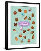 World of Chocolate-Clara Wells-Framed Giclee Print