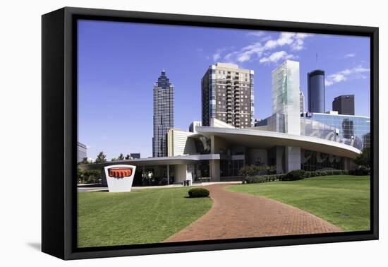 World of Coca Cola in Pemberton Park, Atlanta, Georgia, United States of America, North America-John Woodworth-Framed Stretched Canvas