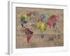 World of Colours - Vintage-Sandra Jacobs-Framed Giclee Print