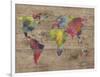 World of Colours - Vintage-Sandra Jacobs-Framed Giclee Print