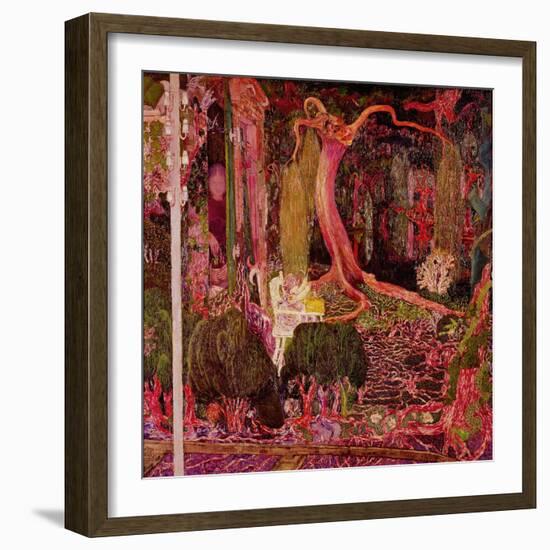 World of Youth,1892 Canvas.-Jan Toorop-Framed Giclee Print