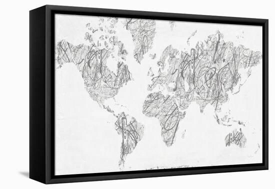 World on a String Neutral-Piper Rhue-Framed Stretched Canvas