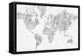 World on a String Neutral-Piper Rhue-Framed Stretched Canvas