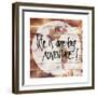 World on Wood-Sd Graphics Studio-Framed Premium Giclee Print