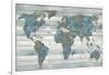 World on Wood-Jamie MacDowell-Framed Art Print