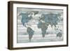 World on Wood-Jamie MacDowell-Framed Art Print