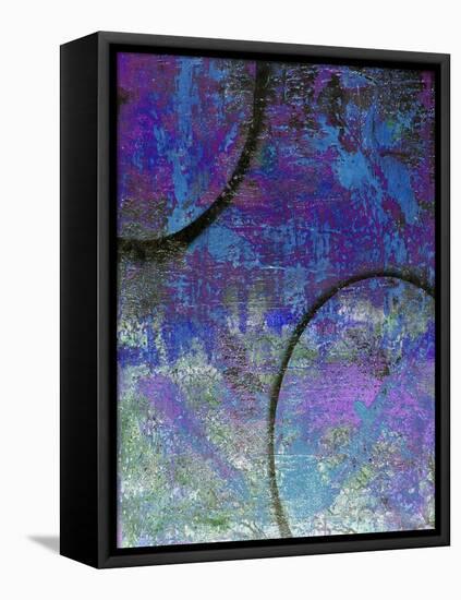 World Order II Abstract-Ricki Mountain-Framed Stretched Canvas