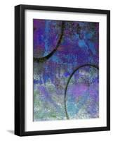 World Order II Abstract-Ricki Mountain-Framed Art Print