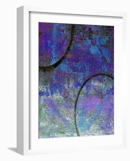 World Order II Abstract-Ricki Mountain-Framed Art Print