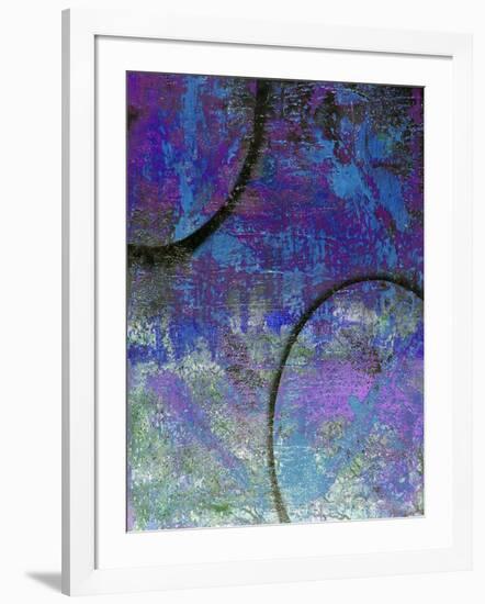 World Order II Abstract-Ricki Mountain-Framed Art Print