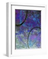 World Order II Abstract-Ricki Mountain-Framed Art Print