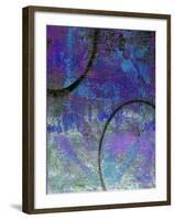 World Order II Abstract-Ricki Mountain-Framed Art Print