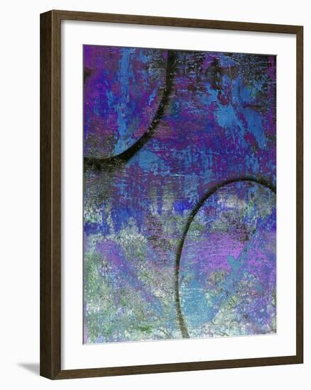 World Order II Abstract-Ricki Mountain-Framed Art Print