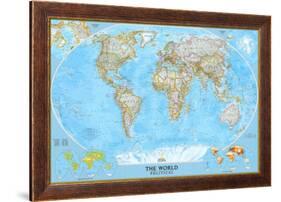 World Political Map-null-Framed Art Print