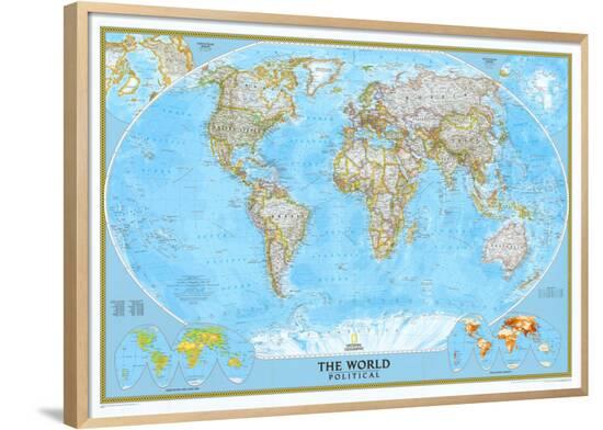world political map posters allposterscom