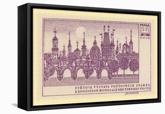 World Postage Stamp Exhibition, Prague, 1968-null-Framed Stretched Canvas