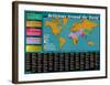 World Religions Map & Timeline-null-Framed Art Print