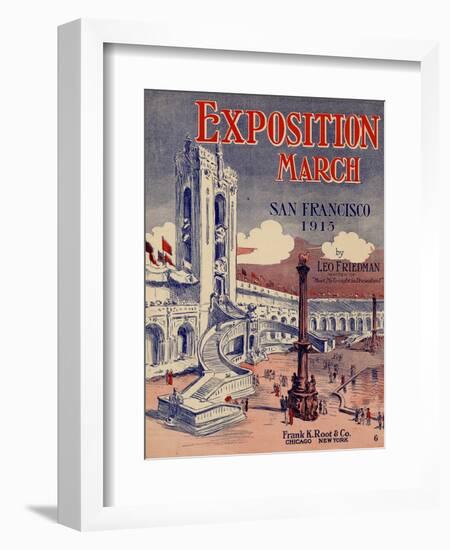 World's Fair: 1915 Panama-Pacific International Exposition, National Museum of American History-null-Framed Art Print