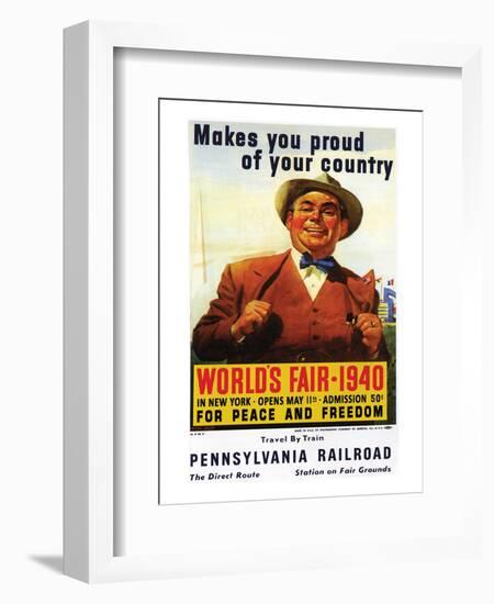 World's Fair 1940-null-Framed Art Print