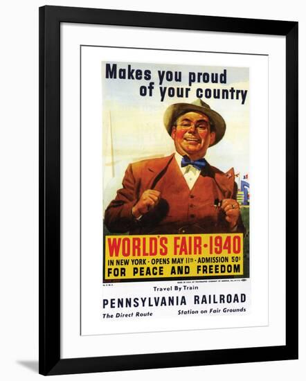 World's Fair 1940-null-Framed Art Print