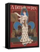 World's Fair: A Deed of the Pen. Louisiana Purchase Exposition-null-Framed Stretched Canvas