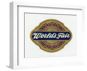 World's Fair Brand Cigar Box Label-Lantern Press-Framed Art Print