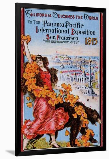 World's Fair: California Welcomes the World to the Panama Pacific International Exposition-null-Framed Art Print