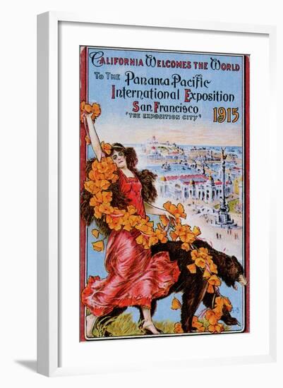 World's Fair: California Welcomes the World to the Panama Pacific International Exposition-null-Framed Art Print