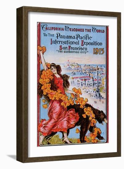 World's Fair: California Welcomes the World to the Panama Pacific International Exposition-null-Framed Art Print