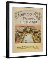 World's Fair: Chicago Day Waltz, October 9th, 1893-null-Framed Art Print