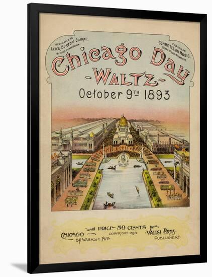 World's Fair: Chicago Day Waltz, October 9th, 1893-null-Framed Art Print