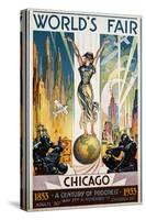 World's Fair Chicago Poster by Glen C. Sheffer-null-Stretched Canvas