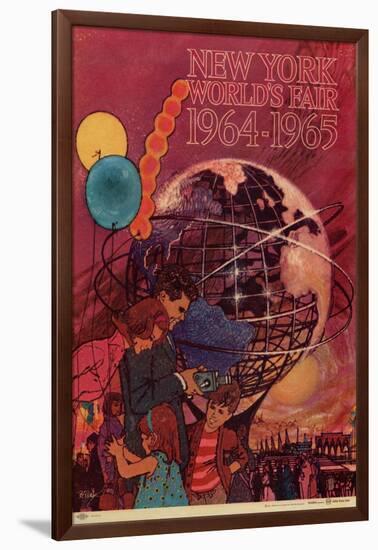 World's Fair: New York World’s Fair 1964-1965-null-Framed Art Print