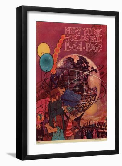 World's Fair: New York World’s Fair 1964-1965-null-Framed Art Print