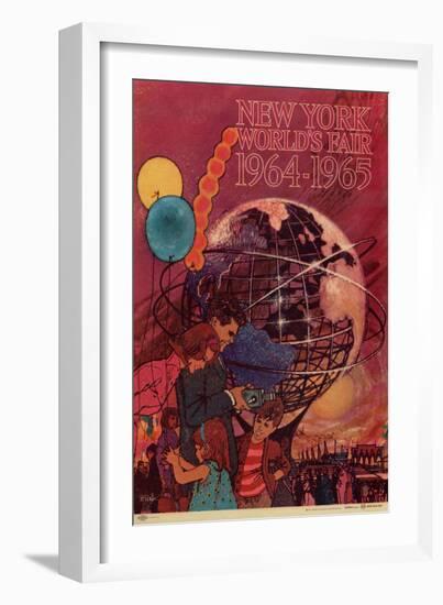 World's Fair: New York World’s Fair 1964-1965-null-Framed Art Print