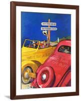 "World's Fair or Bust,"April 22, 1939-John E. Sheridan-Framed Giclee Print