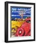 "World's Fair or Bust," Saturday Evening Post Cover, April 22, 1939-John E. Sheridan-Framed Giclee Print