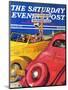 "World's Fair or Bust," Saturday Evening Post Cover, April 22, 1939-John E. Sheridan-Mounted Giclee Print