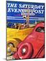 "World's Fair or Bust," Saturday Evening Post Cover, April 22, 1939-John E. Sheridan-Mounted Giclee Print