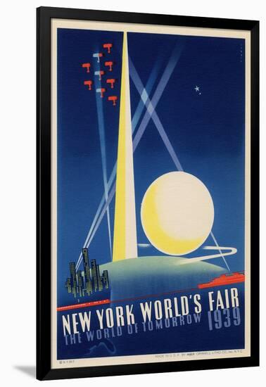 World's Fair: Poster for New York World's Fair 1939, National Museum of American History-null-Framed Art Print