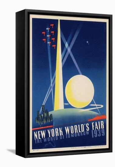 World's Fair: Poster for New York World's Fair 1939, National Museum of American History-null-Framed Stretched Canvas