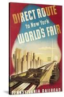 World's Fair Travel Poster-null-Stretched Canvas