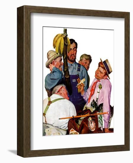 "World's Fair Traveler,"July 15, 1939-Emery Clarke-Framed Giclee Print