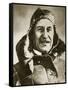 World's First Aeroplane Pilot-English Photographer-Framed Stretched Canvas