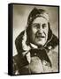 World's First Aeroplane Pilot-English Photographer-Framed Stretched Canvas