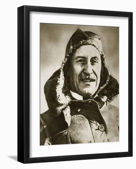 World's First Aeroplane Pilot-English Photographer-Framed Giclee Print